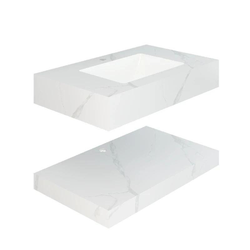 Ảnh Chậu bàn đá 2 tầng Viglacera NY51-9GP01 1