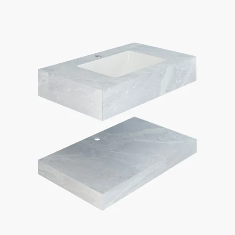 Chậu bàn đá 2 tầng Viglacera US8-9GP01
