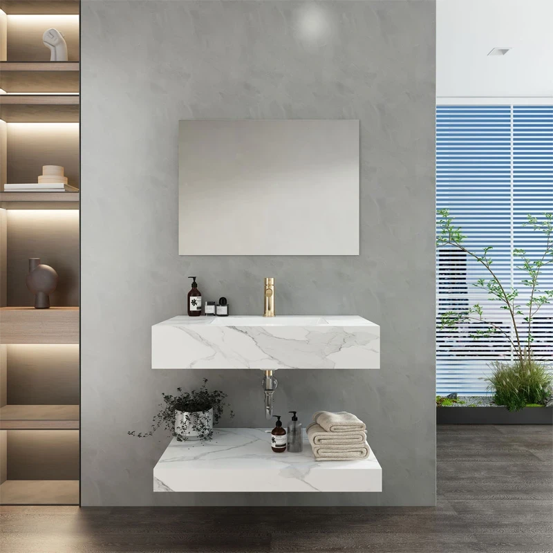Ảnh Chậu bàn đá 2 tầng Viglacera VI14-9GP01 3