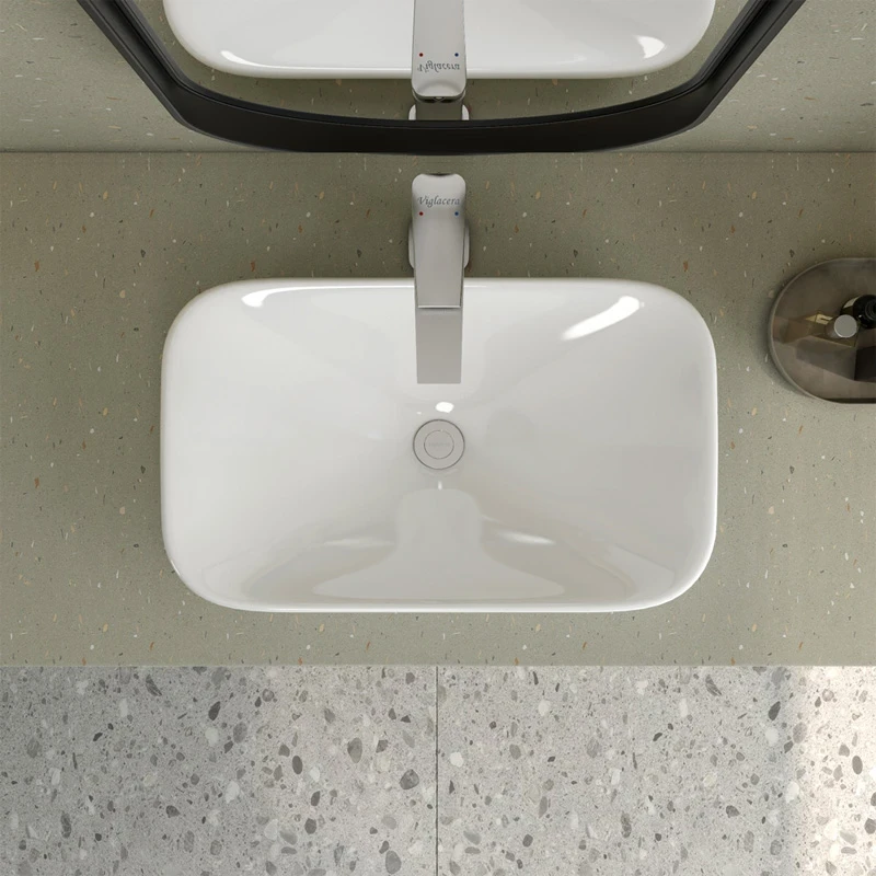Ảnh Chậu rửa đặt bàn Viglacera V28 3