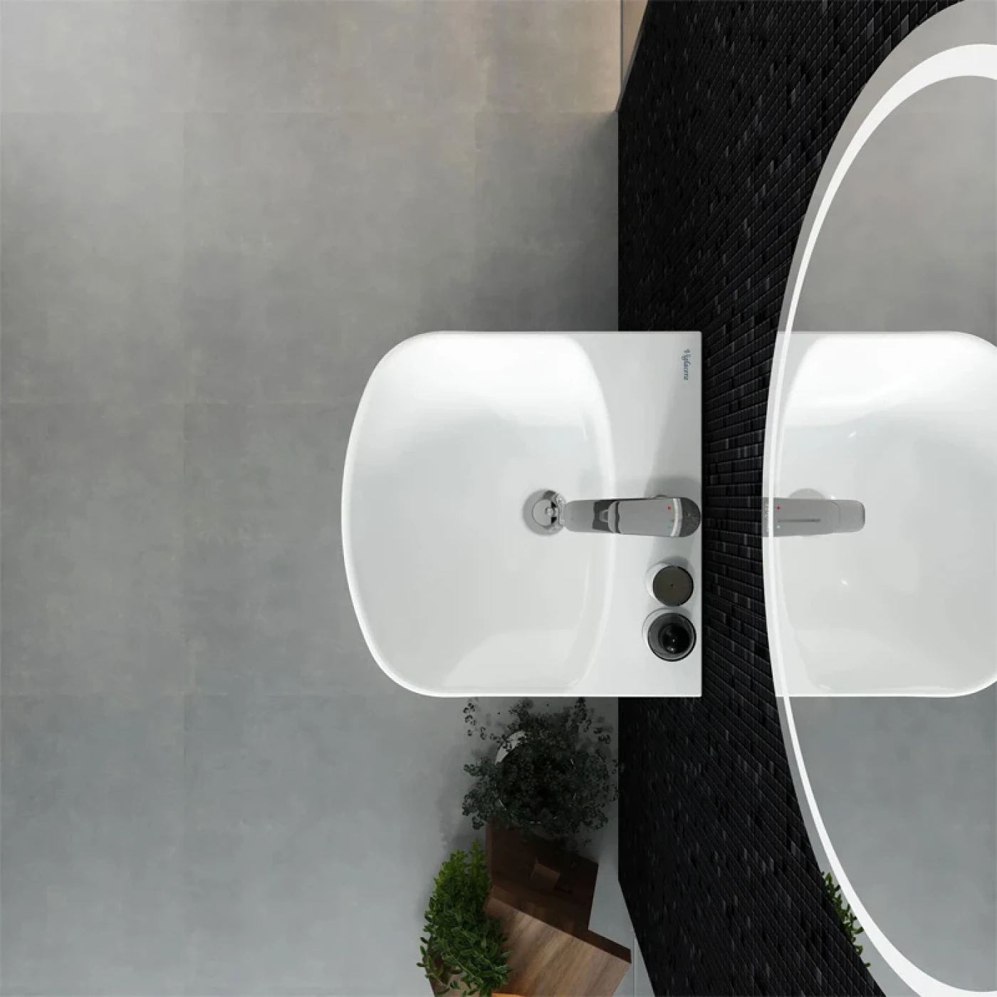 chau rua treo tuong viglacera v64 khang khuan