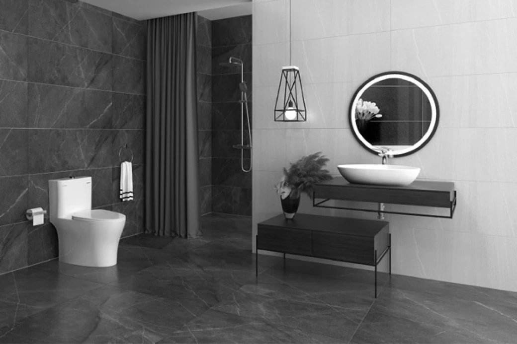 phòng mẫu Bồn cầu 1 khối Viglacera Platinum P.11.321