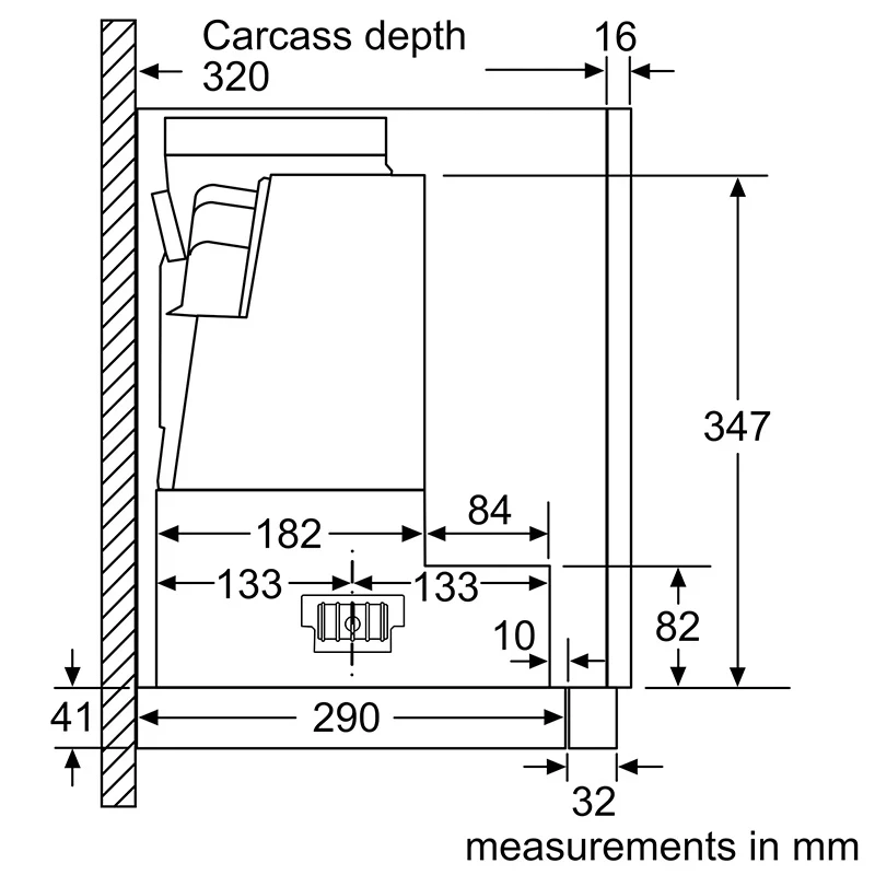 Ảnh Hút mùi âm tủ Bosch DFS067K51 8