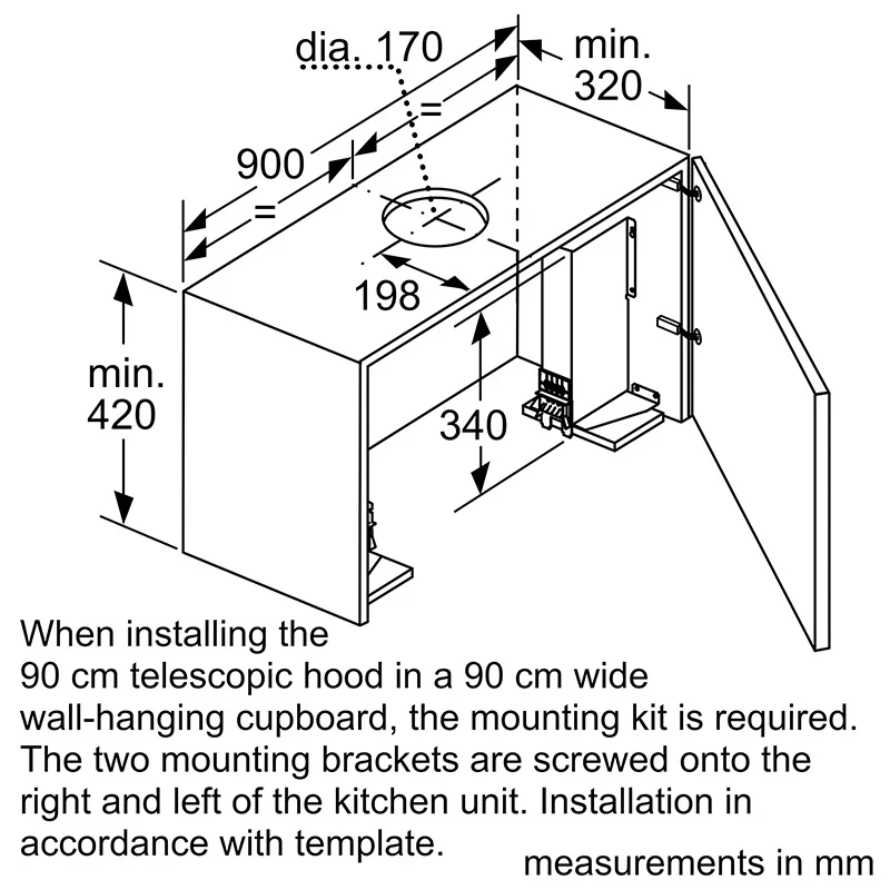 Ảnh Hút mùi âm tủ Bosch DFS097K51 12