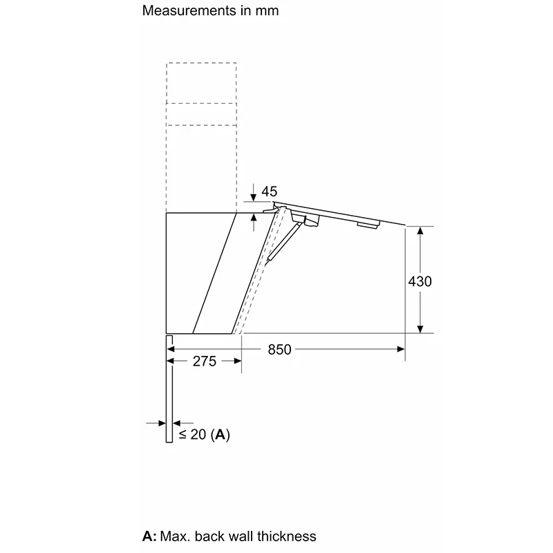 Ảnh Hút mùi kính vát Bosch DWK91LT60 7