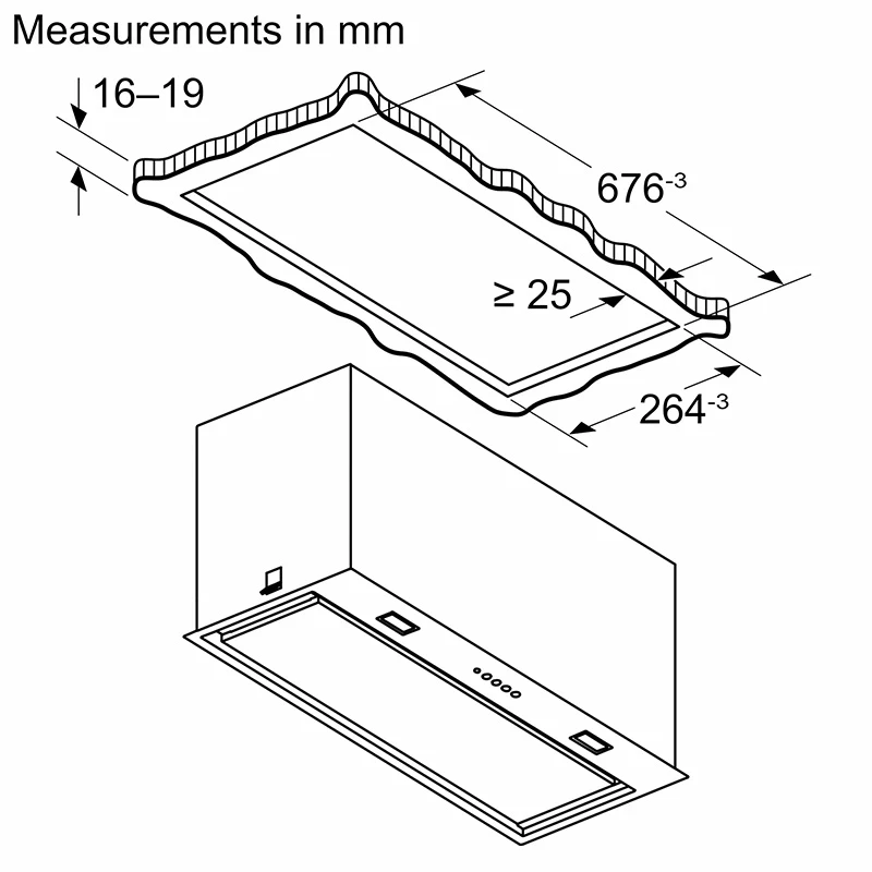 Ảnh Máy hút mùi âm tủ Bosch DLN78PC60 9
