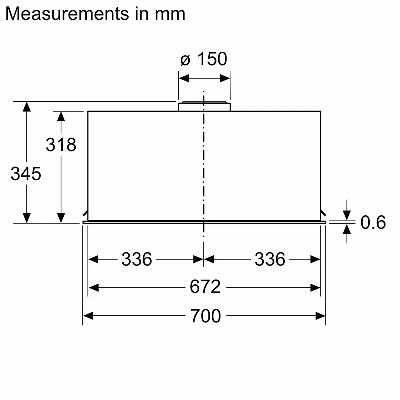 Ảnh Máy hút mùi âm tủ Bosch DLN78PC60 11