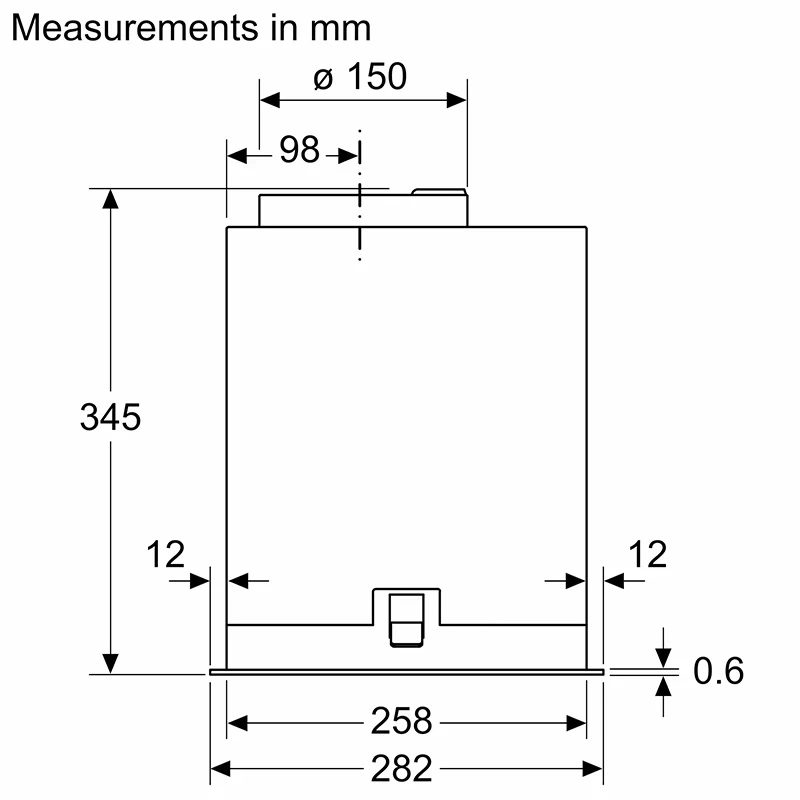 Ảnh Máy hút mùi âm tủ Bosch DLN78PC60 10