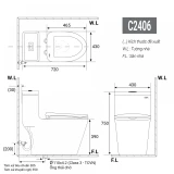 Bồn cầu thông minh DK-AC1229 2