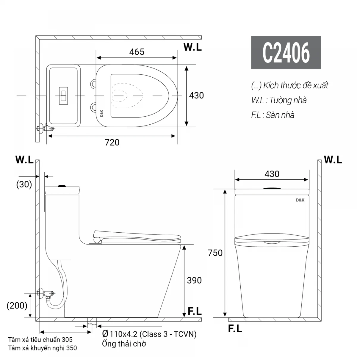 Ảnh Bồn cầu thông minh DK-AC1229 2