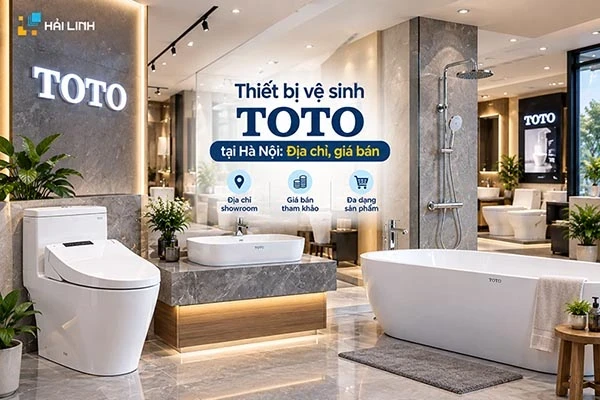 Thiết bị vệ sinh TOTO tại Hà Nội: Địa chỉ, giá bán