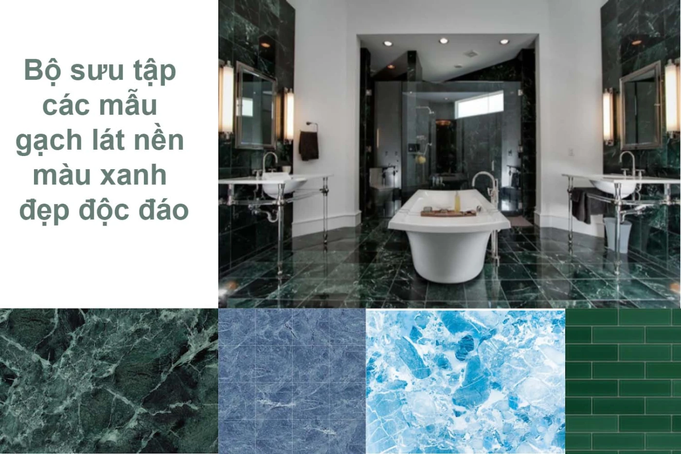 cac mau gach lat nen mau xanh dep nhat