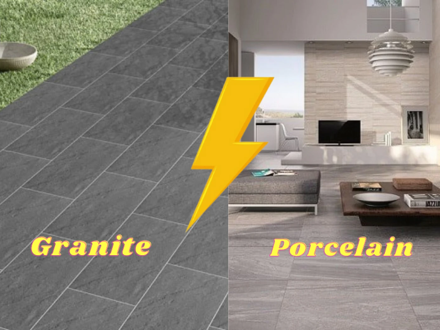 phan biet gach granite va porcelain