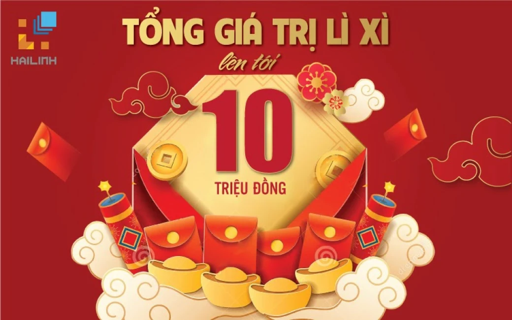 tong gia tri li xi len toi 10 trieu dong