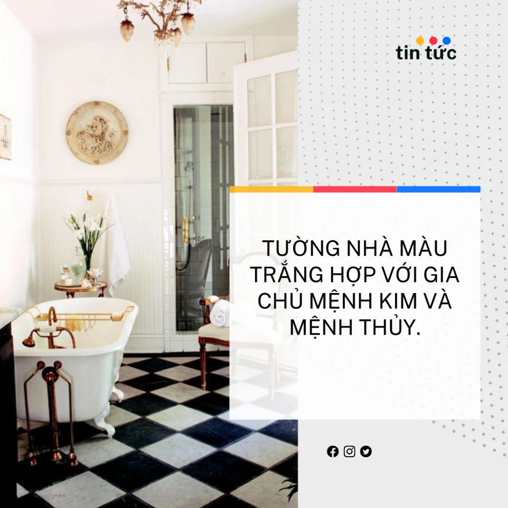 tuong nha mau trang hop voi menh nao