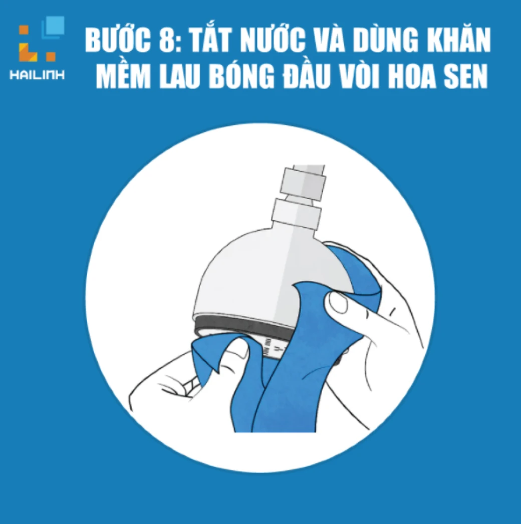 dung khan mem ve sinh voi hoa sen