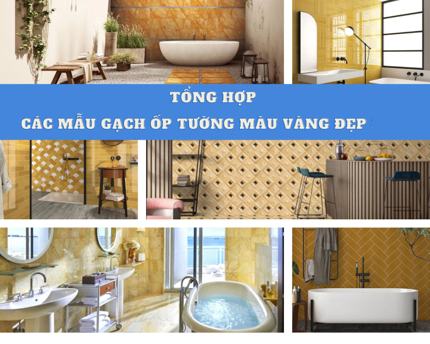 tong hop cac mau gach op tuong mau vang dep