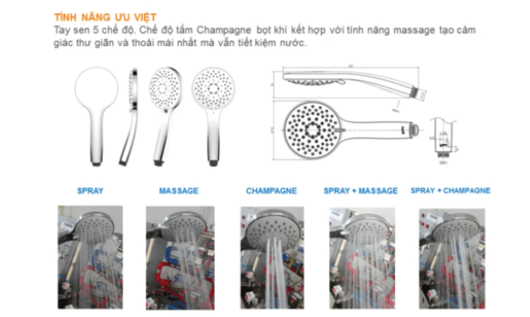 cong nghe air bubble sen voi inax
