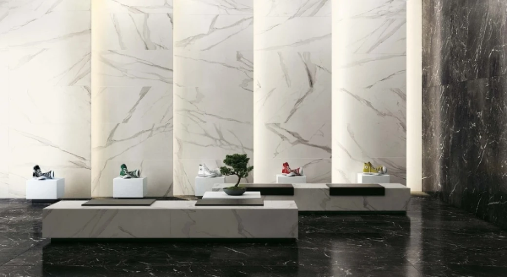 gach kho lon ung dung cho showroom giay the thao