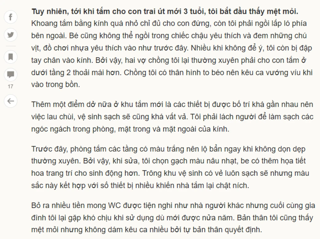 bat tien khi khong sua nha ve sinh