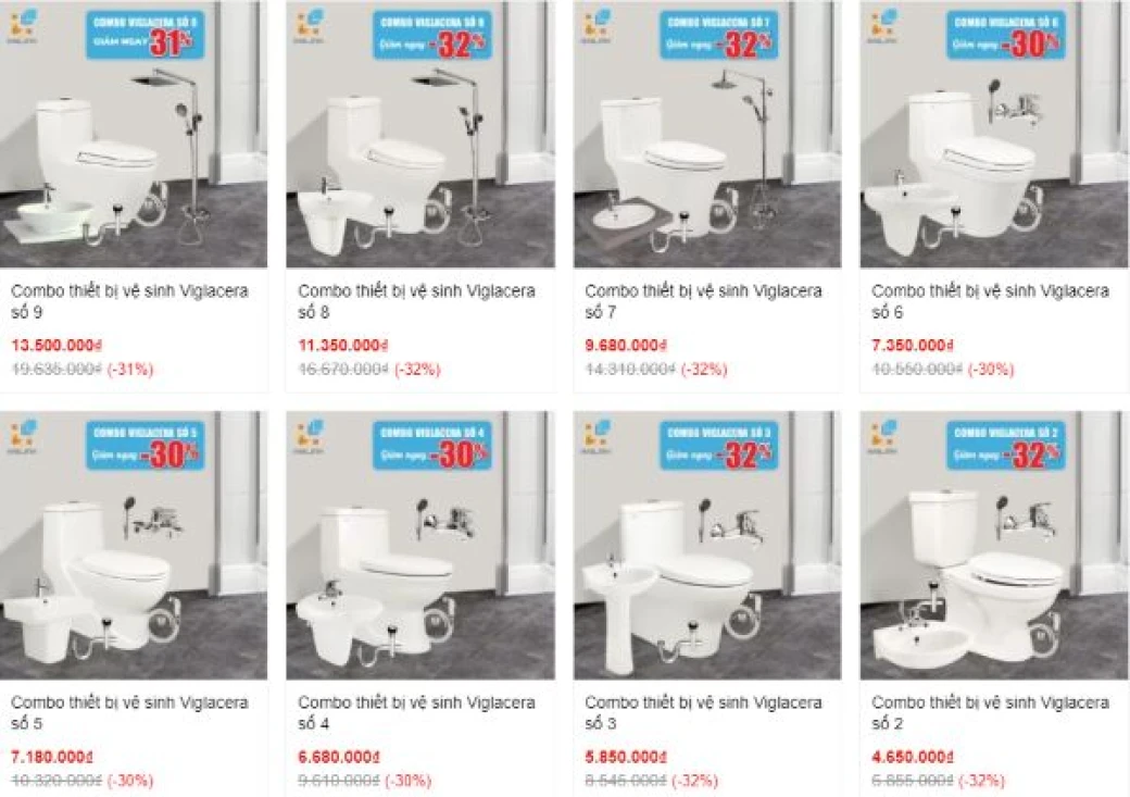 combo thiet bi ve sinh viglacera