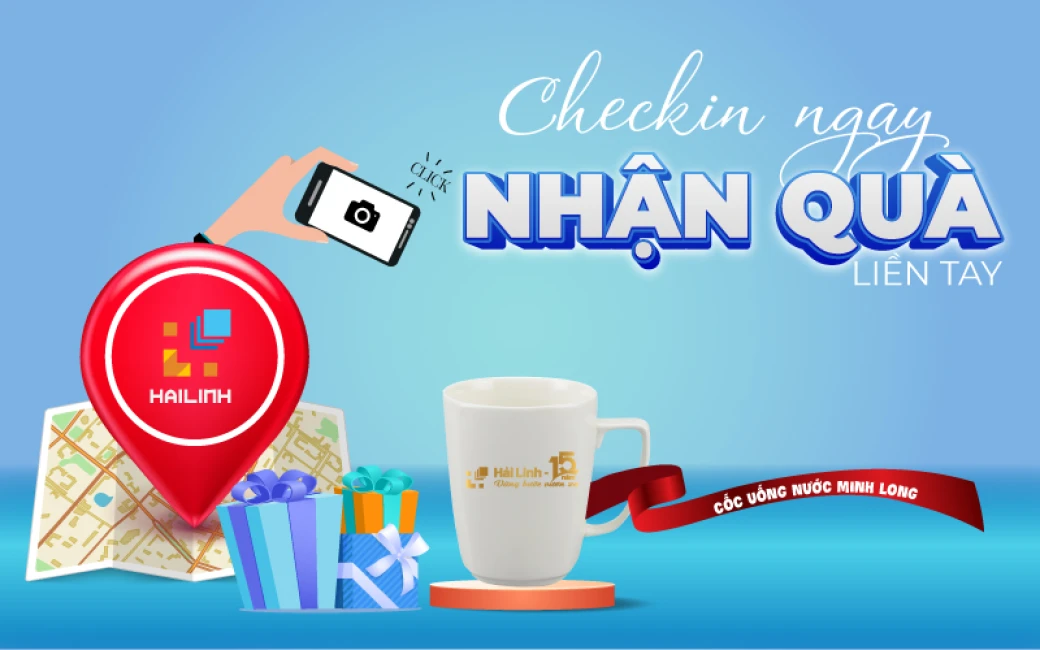 hai linh sinh nhat 15 nam check in nhan qua lien tay