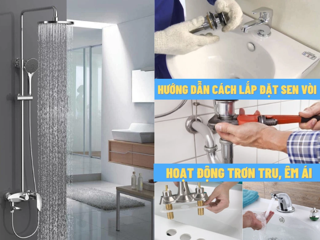 huong dan cach lap dat sen voi chuan nhat