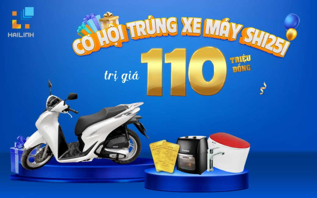 mung sinh nhat 15 nam co hoi trung xe may sh 125i