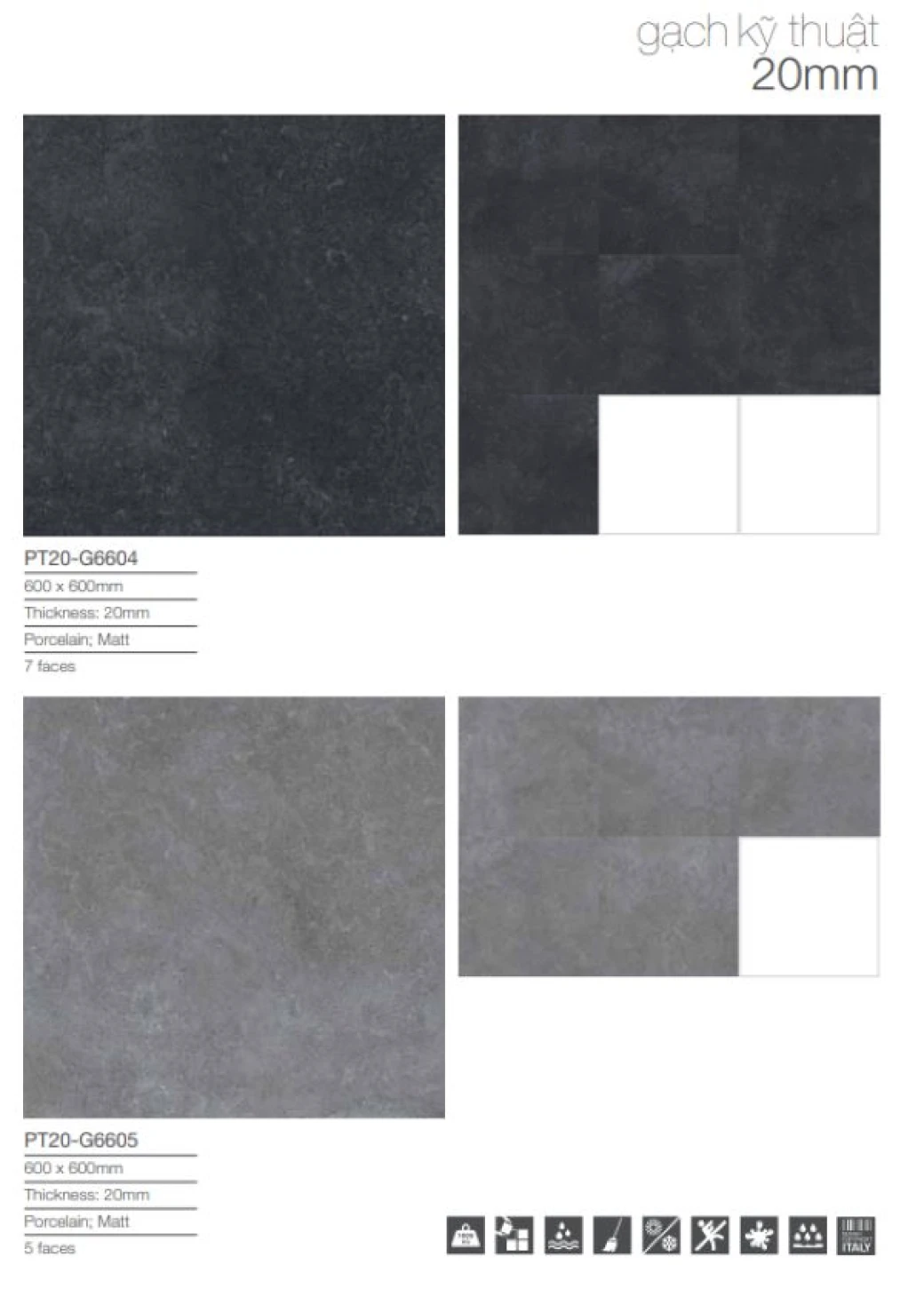 gach lat nen viglacera pt g6604 pt g6605