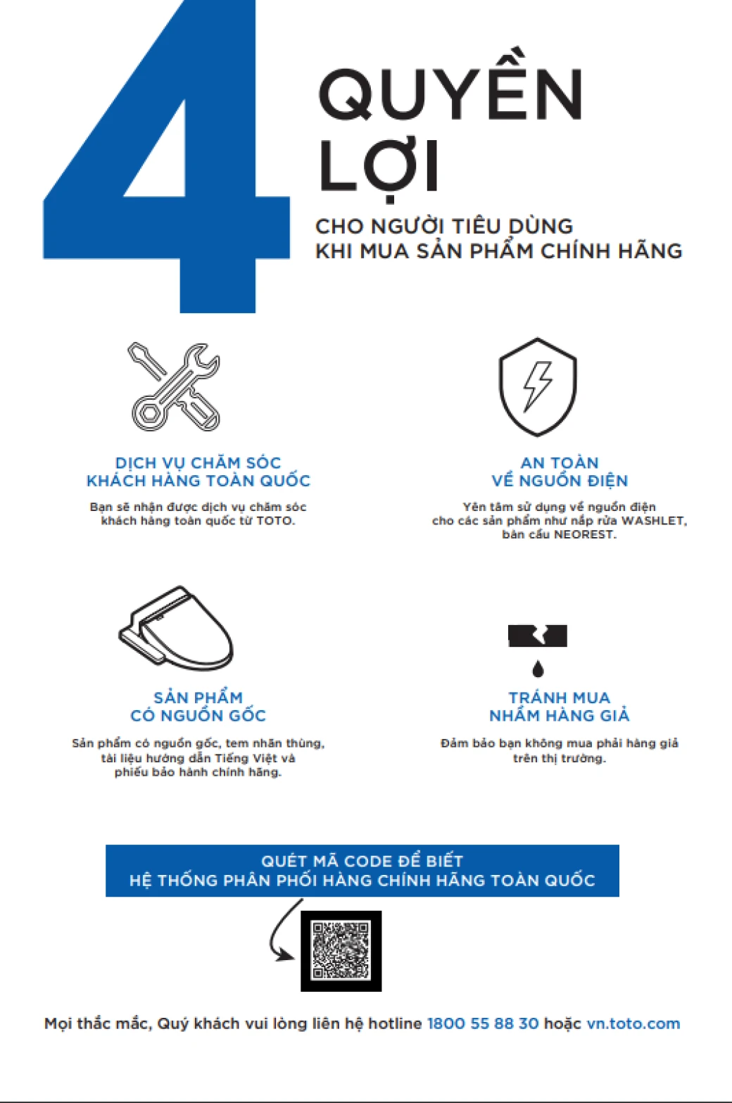 quyen loi khi mua tbsv toto chinh hang