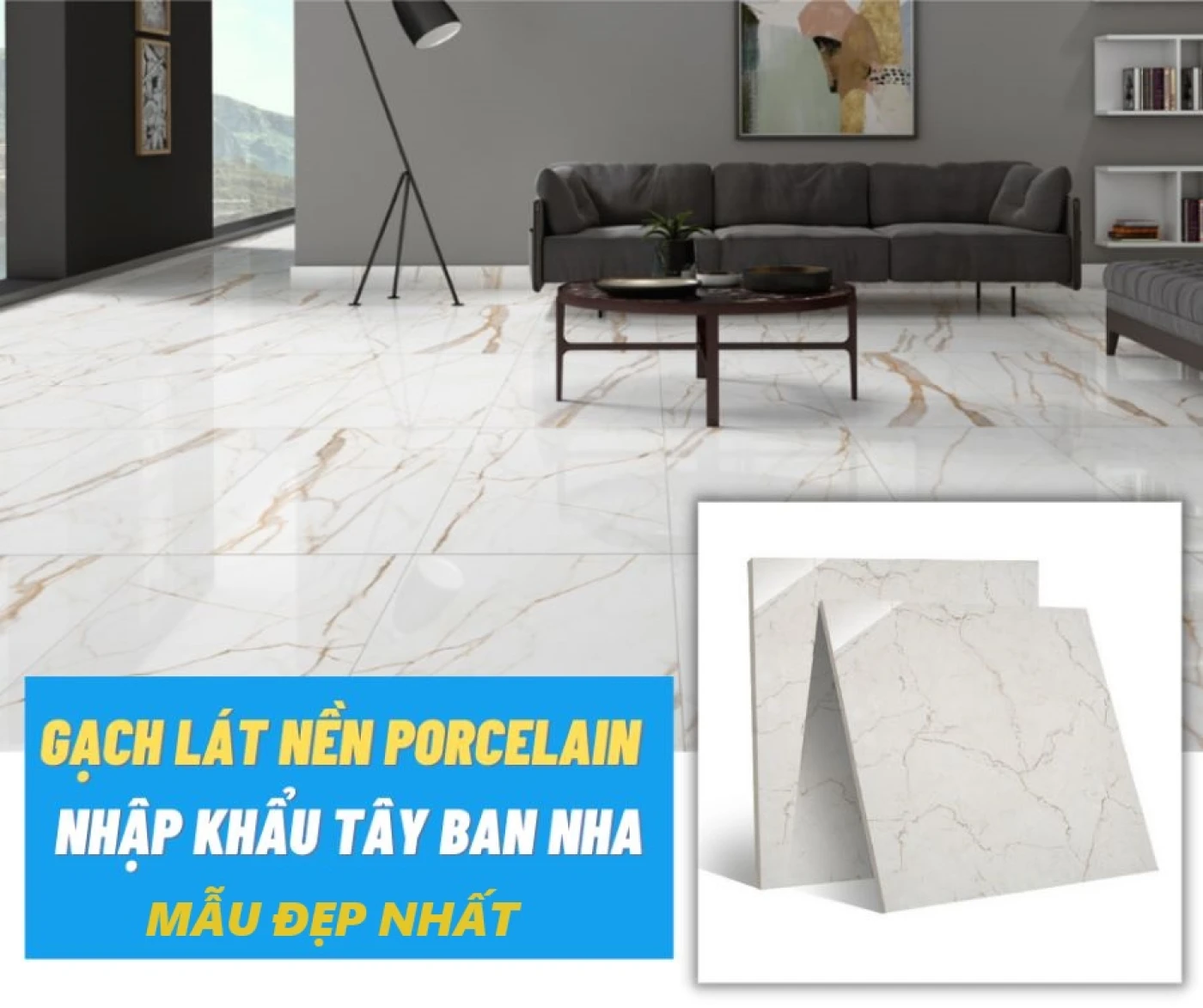 gach porcelain nhap khau tay ban nha dep