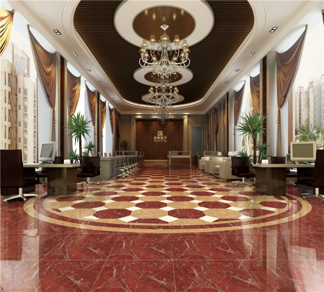 gach van da mau do ket hop mau nau cho nguoi menh hoa