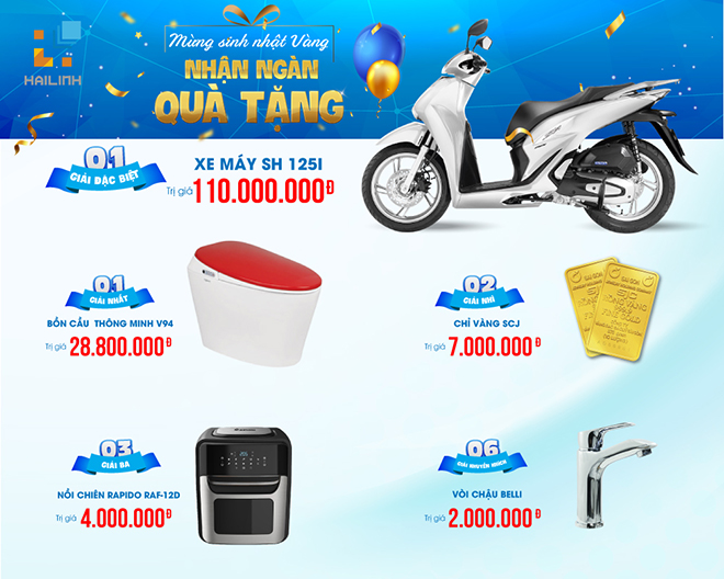 Hai Linh tang qua khuyen mai khung toi 300 trieu dong mung sinh nhat 15 nam tri an