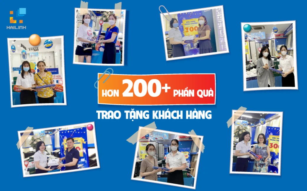khach hang mua hang va check in tai hai linh