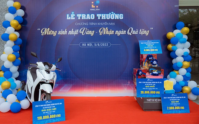 le trao thuong 15 nam hai linh