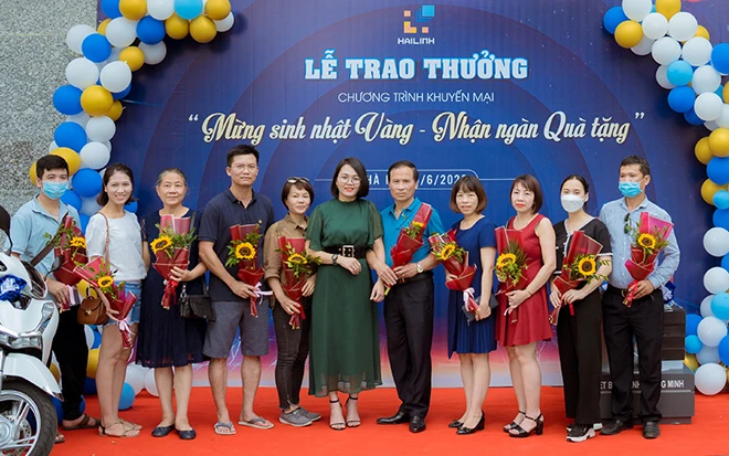 [Xây dựng] Khách hàng trúng xe SH 110 triệu đồng từ Công ty Hải Linh