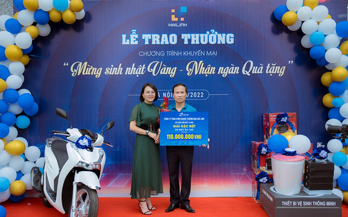 chu nhan giai dac biet xe may sh 125i