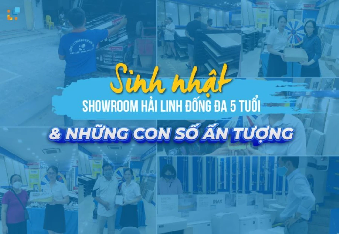 sinh nhat showroom hai linh dong da 5 tuoi