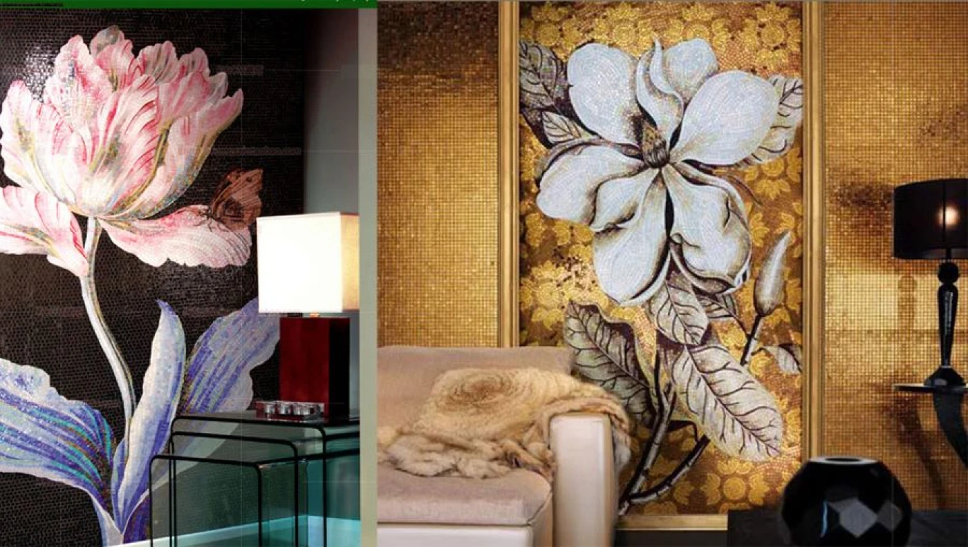 gach mosacic trang tri phong ngu