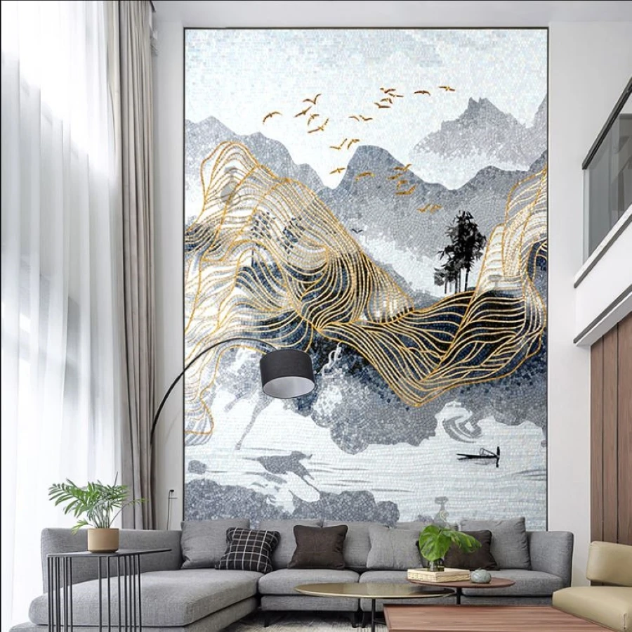 gach mosaic ung dung tao thanh buc tranh nghe thuat