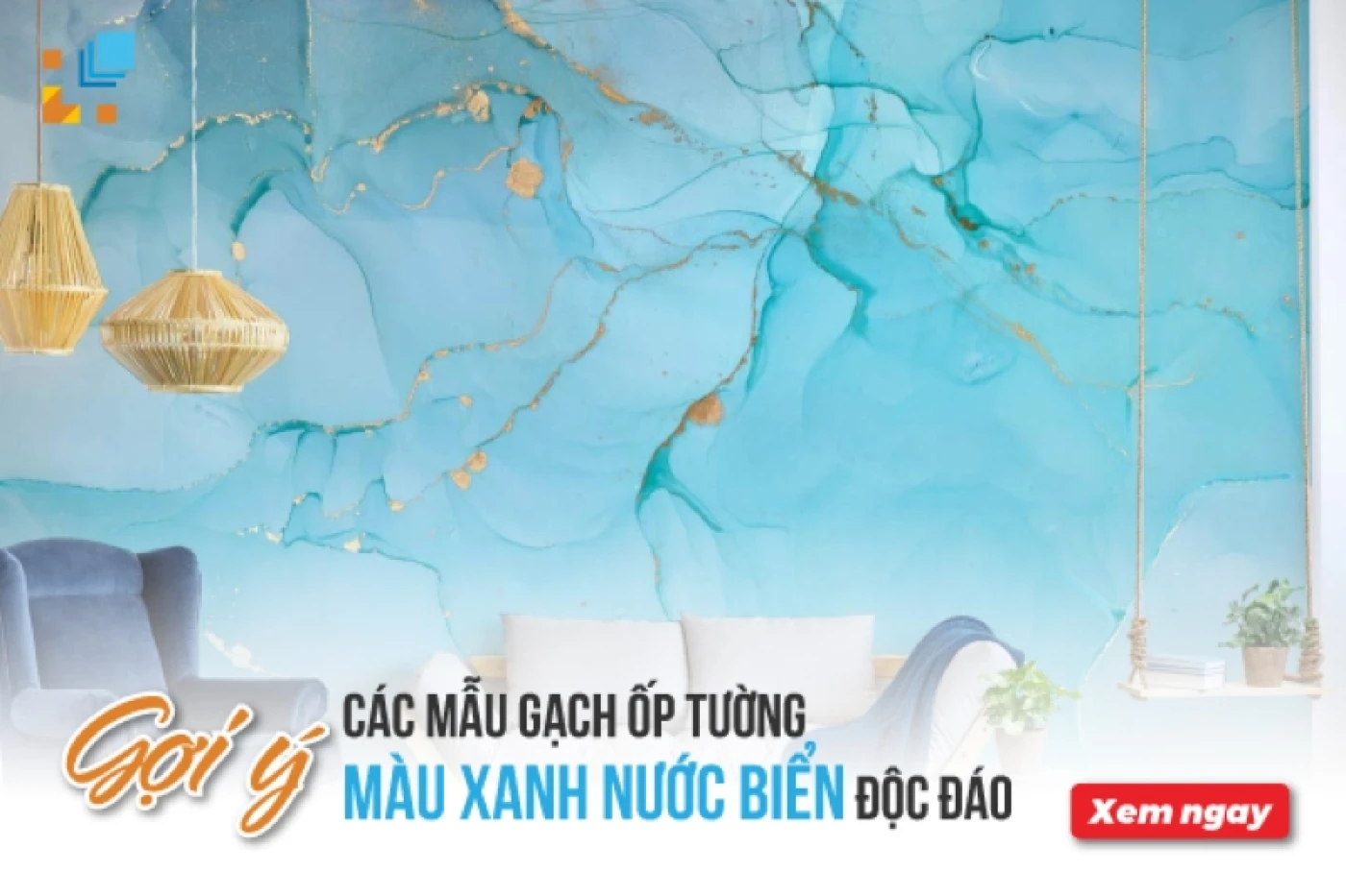top mau gach op tuong mau xanh nuoc bien xanh duong dep nhat