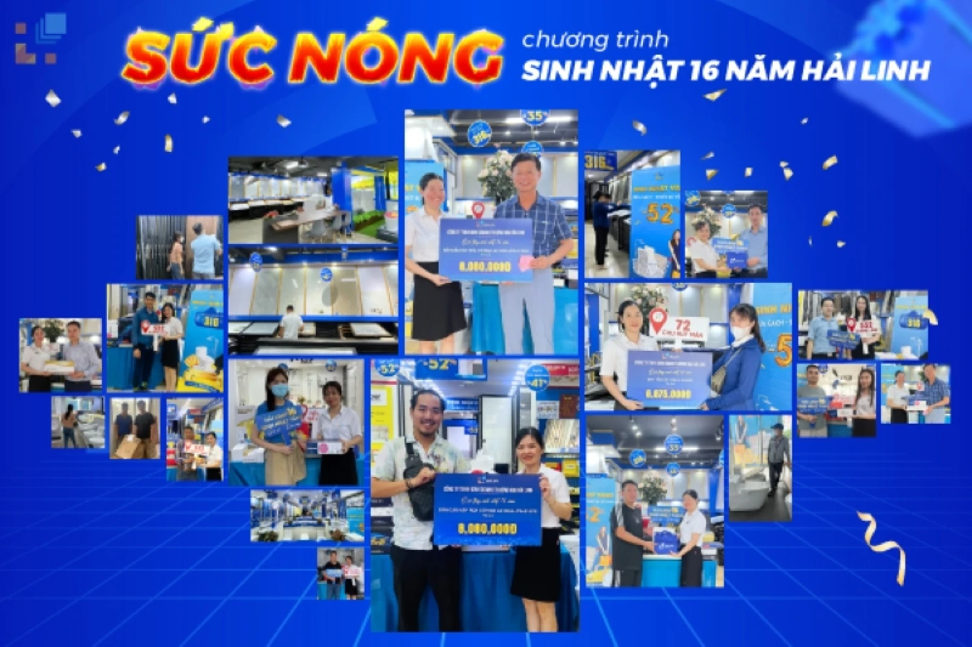suc nong chuong trinh sinh nhat 16 nam hai linh