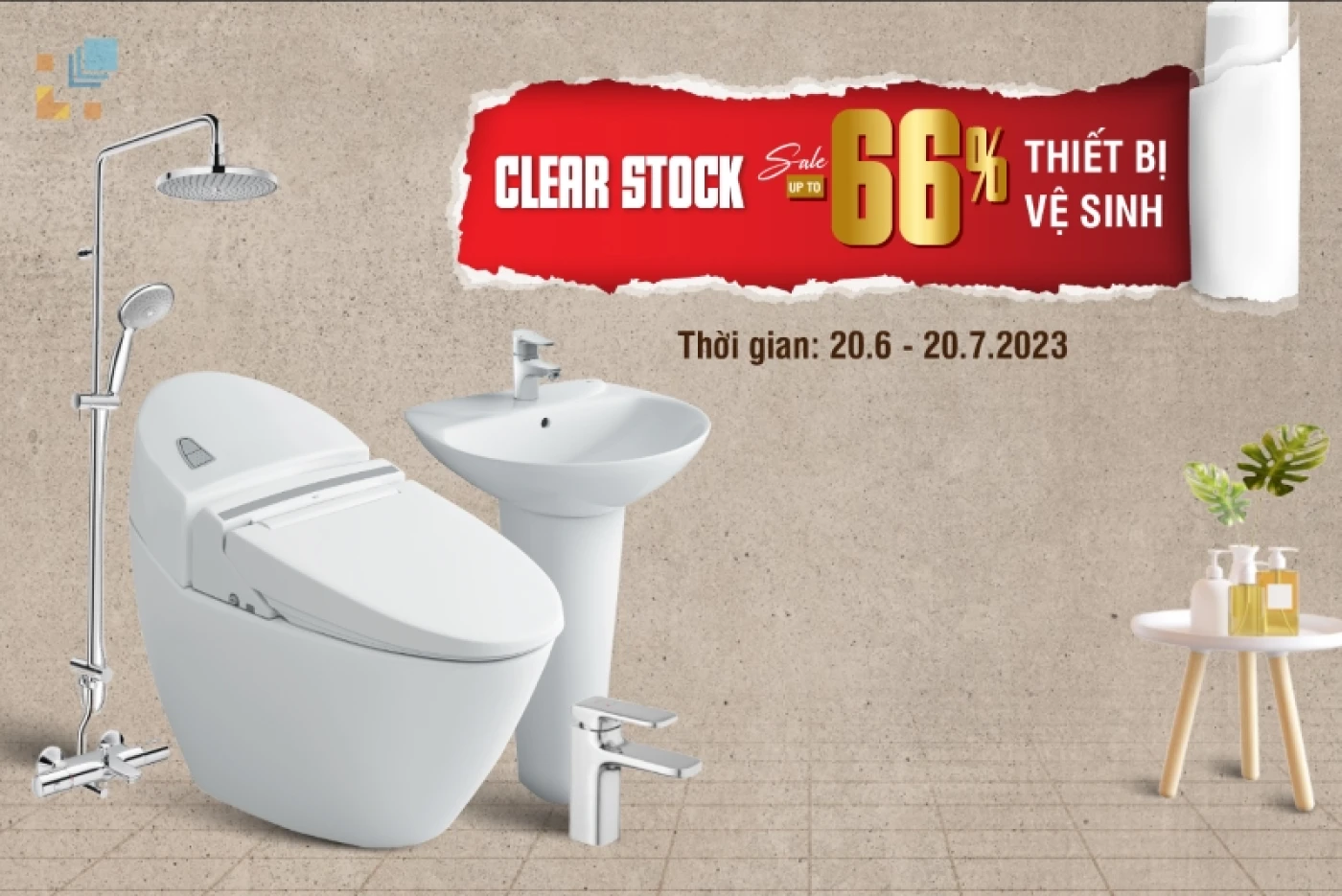 thiet bi ve sinh giam gia 66 phan tram