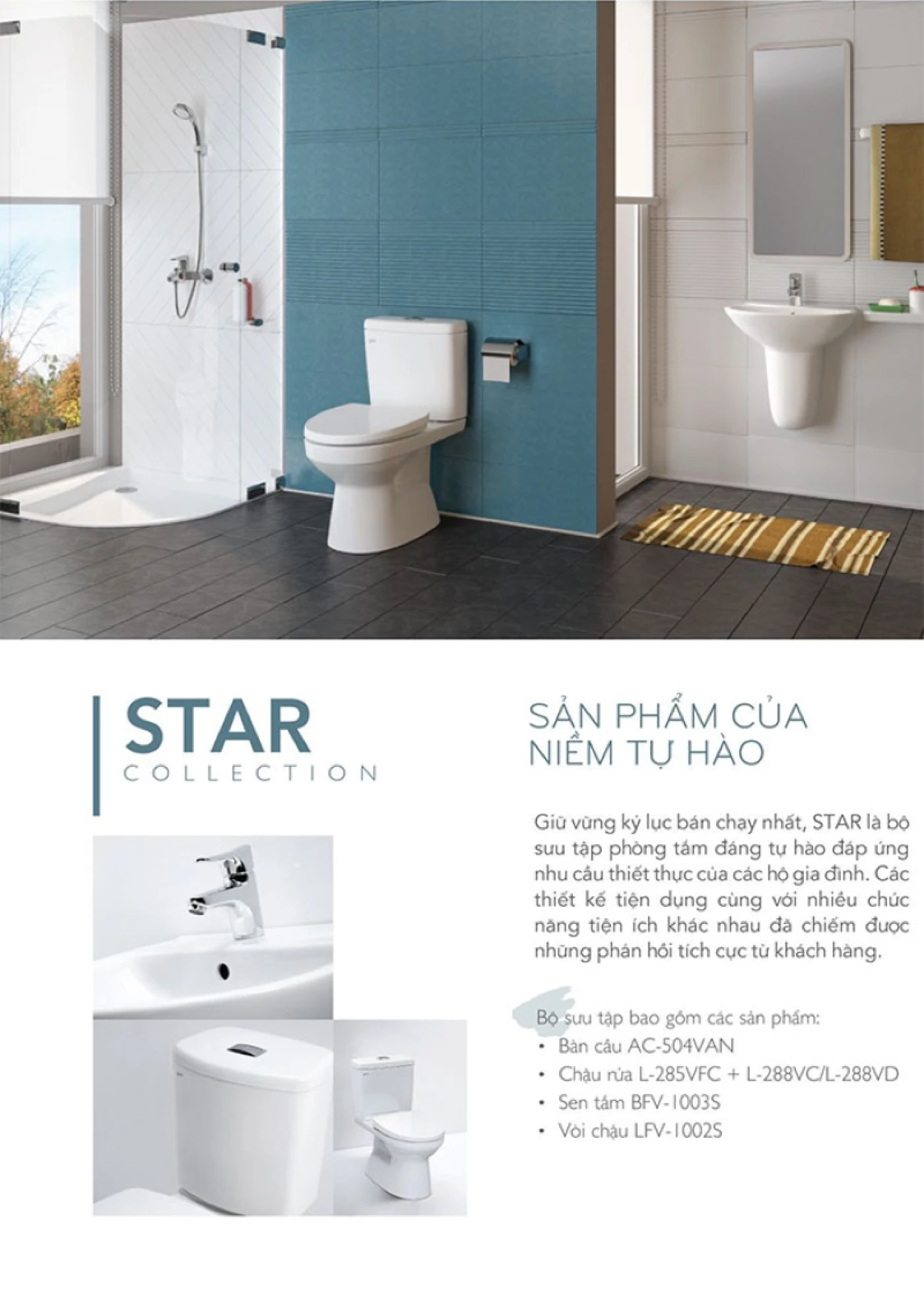 bo suu tap thiet bi ve sinh inax star