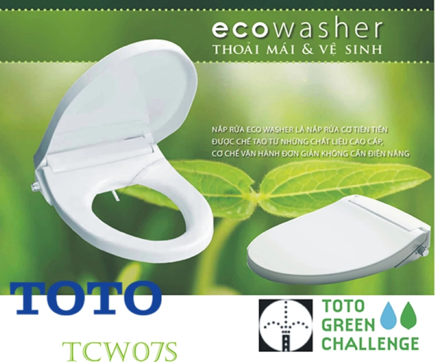 bon cau nap rua co toto eco washer