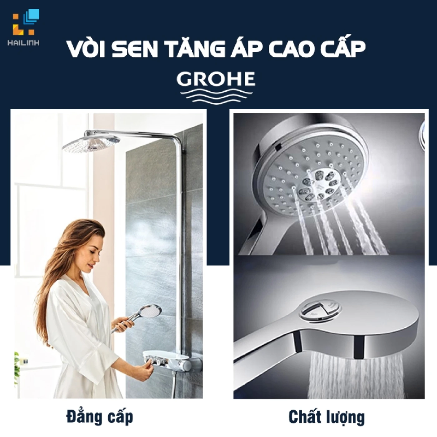 voi sen tang ap cao cap grohe