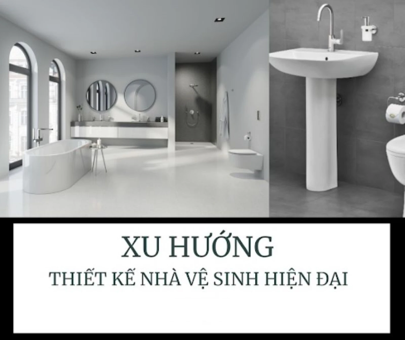 xu huong thiet ke nha ve sinh hien dai
