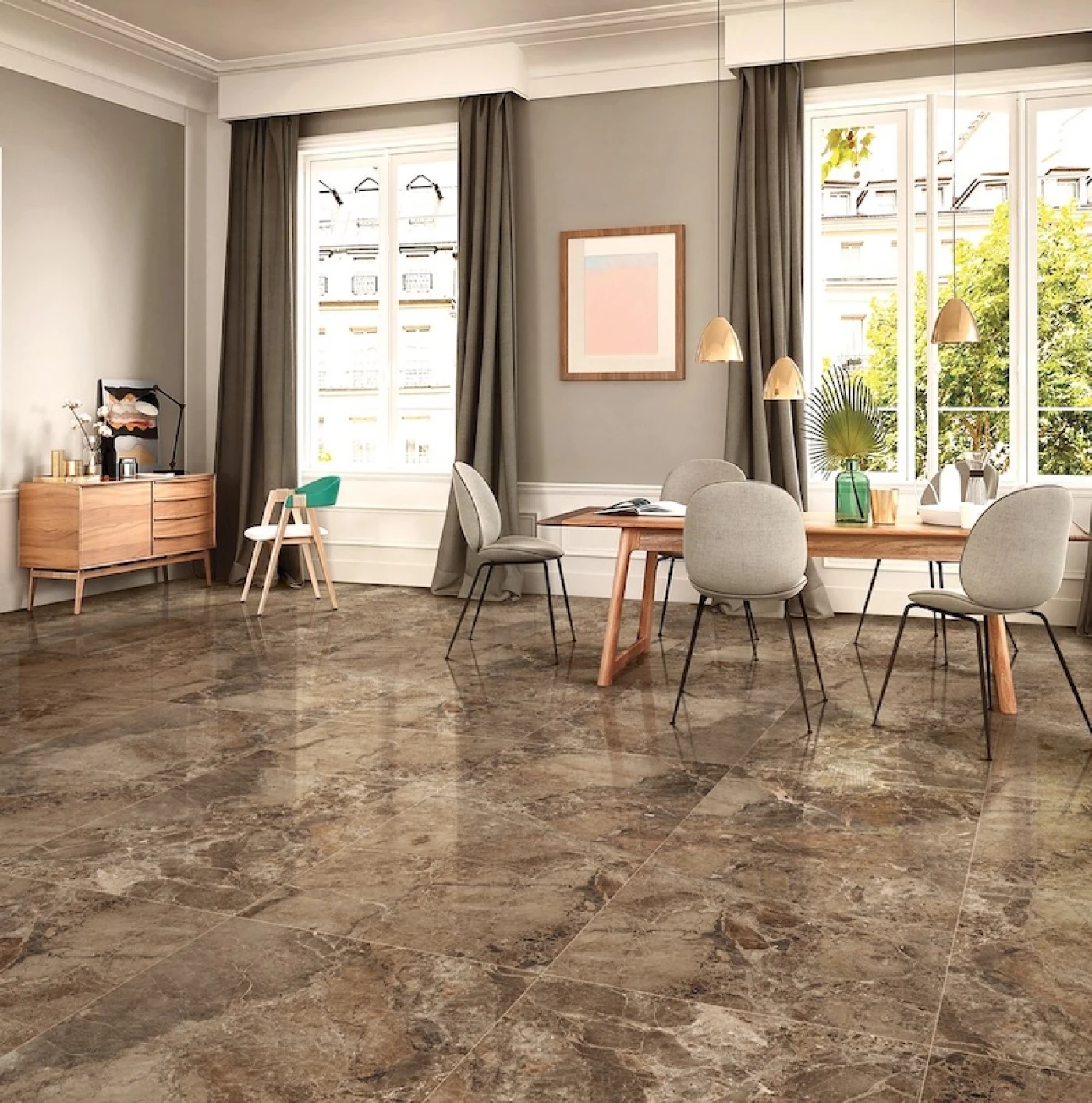 gach lat nen van da sang trong