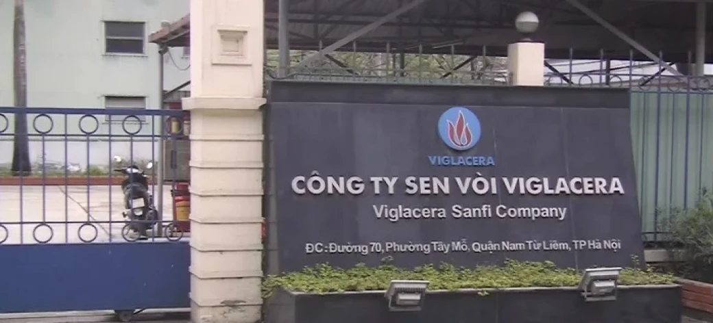 dia chi cong ty sen voi viglacera