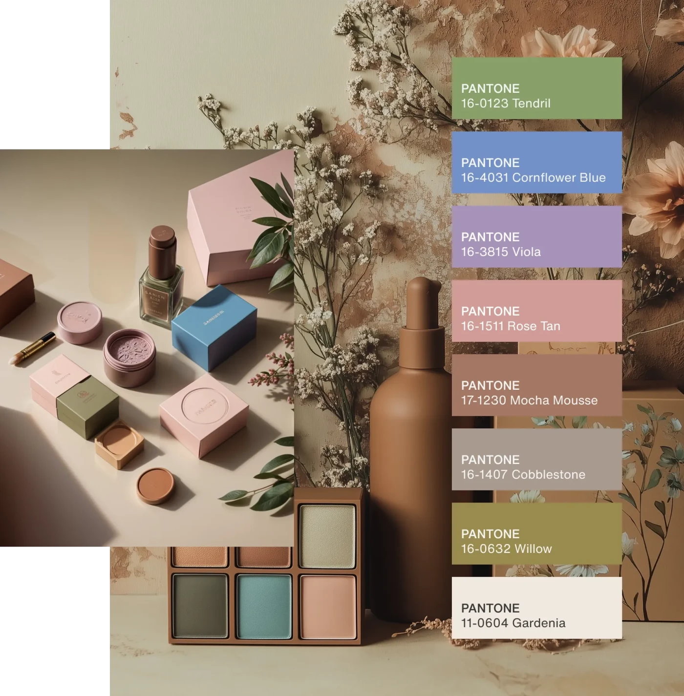 pantone color of the year 2025 landing page harmonies hero floral pathways